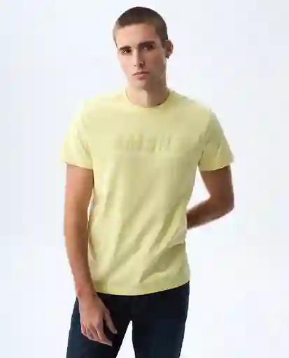 Camiseta Hombre Amarillo Talla XL 841G000_AMA120626 Americanino