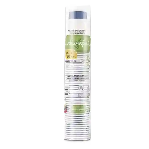 Naturapak Vaso Cartón Color 9 oz