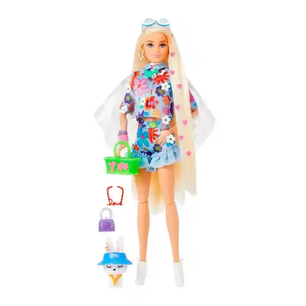 Muñeca Barbie Extra #12 Con Accesorios Original Mattel