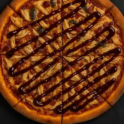 Pizza pollo barbacoa