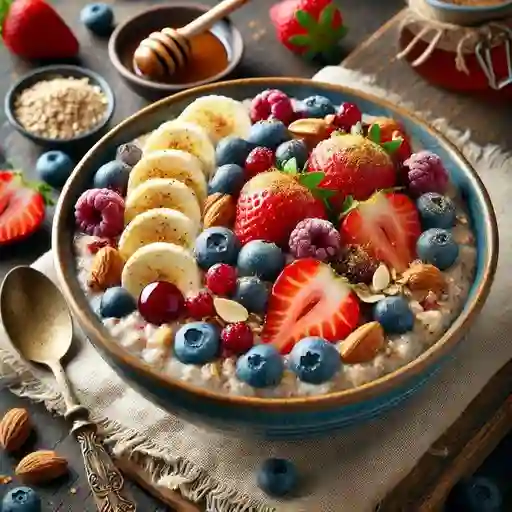 Granola, Frutas y Helado