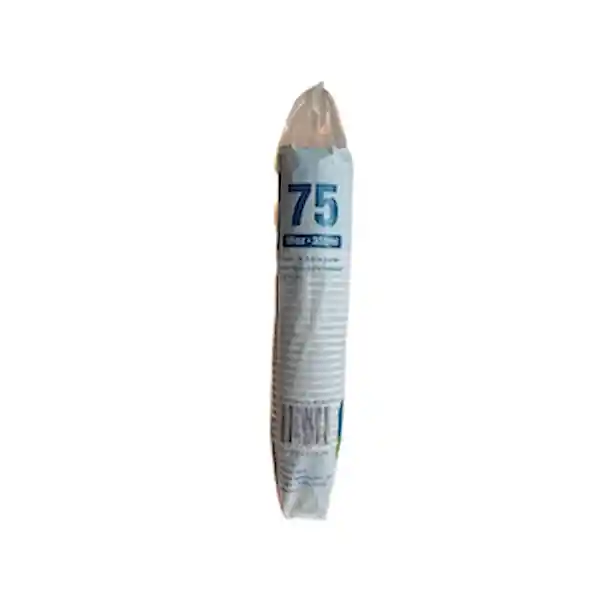 Naturezway Vaso de Papel de Bambú Marrón Con Tapa 350 mL