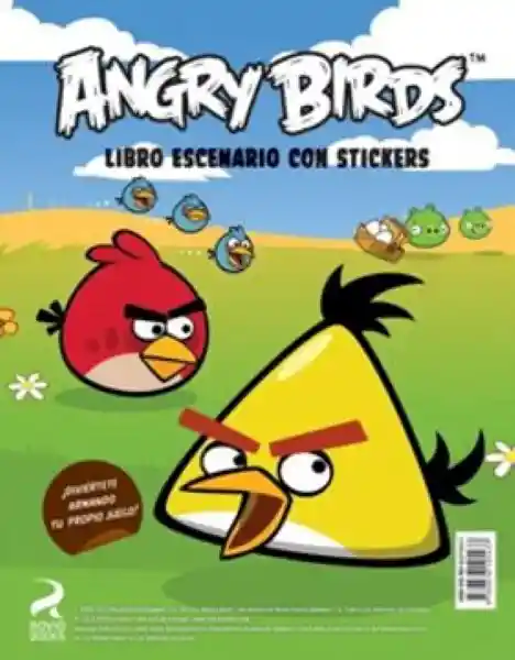 Angry Birds Libro Escenario Con Stickers - Alemany Cristina