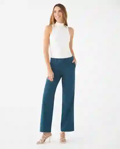 Pantalón Verde Montaña Ultraoscuro Talla 10 439F017 Esprit