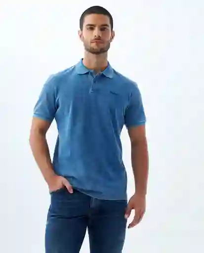 Camiseta Hombre Azul Talla M 809F020 Americanino