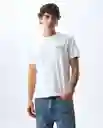Camiseta Hombre Blanco Talla M 841G023_BLA110601 Americanino