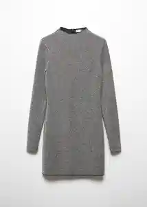 Vestido Larissa Gris Talla S Mujer Mango