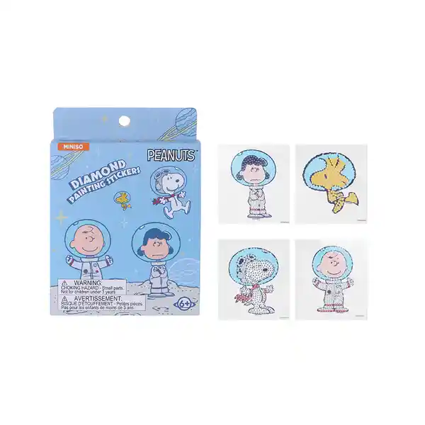 Set Pintura Diamante Serie Snoopy Miniso