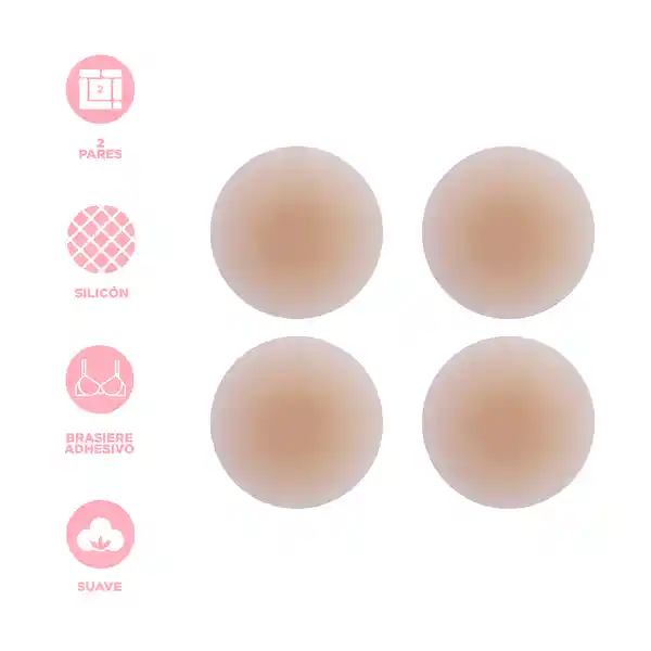 Brasier Adhesivo Redondo Invisible Ultradelgado Miniso