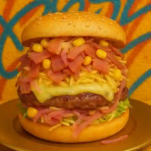 Hamburguesa Maíz y Tocineta