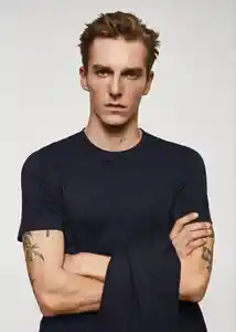 Camiseta Cherlo Navy Talla XS Hombre Mango
