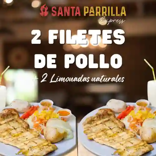 2 Filetes de Pollo