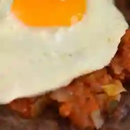 Churrasco bistec a caballo