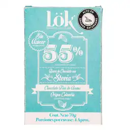 Barra Chocolate Estevia Lok Premium Products