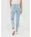 Jean Mom Mujer Azul Talla 2 REGULAR American Eagle