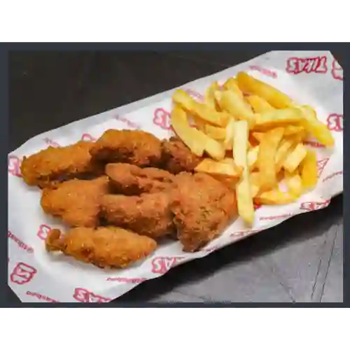 Chicken Pops con Papas