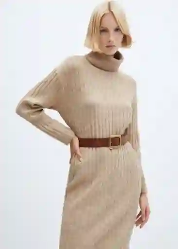 Vestido Taldorin Piedra Talla M Mujer Mango