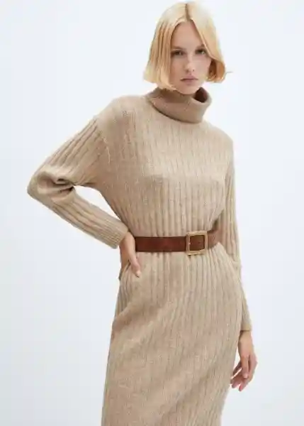 Vestido Taldorin Piedra Talla M Mujer Mango