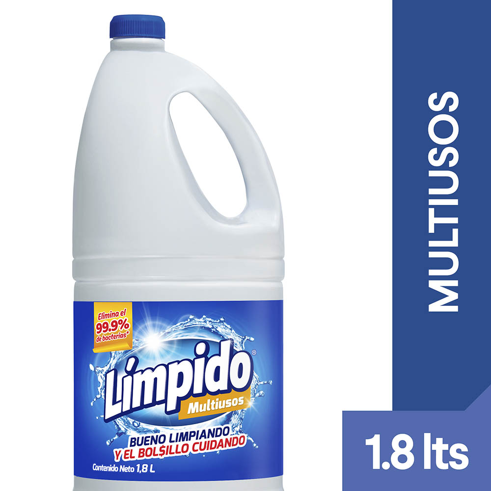 Limpido Blanqueador Multiusos 1800ml