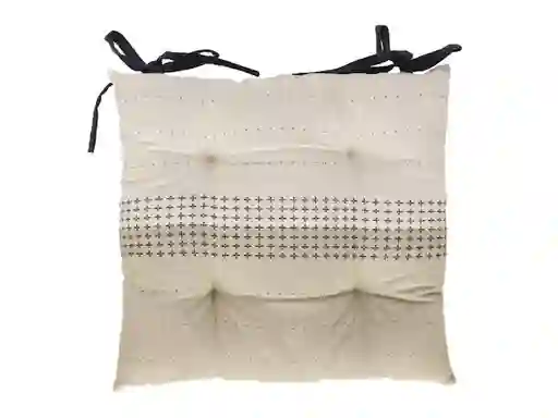 Cojín Silla Tejeduría Beige Casaideas