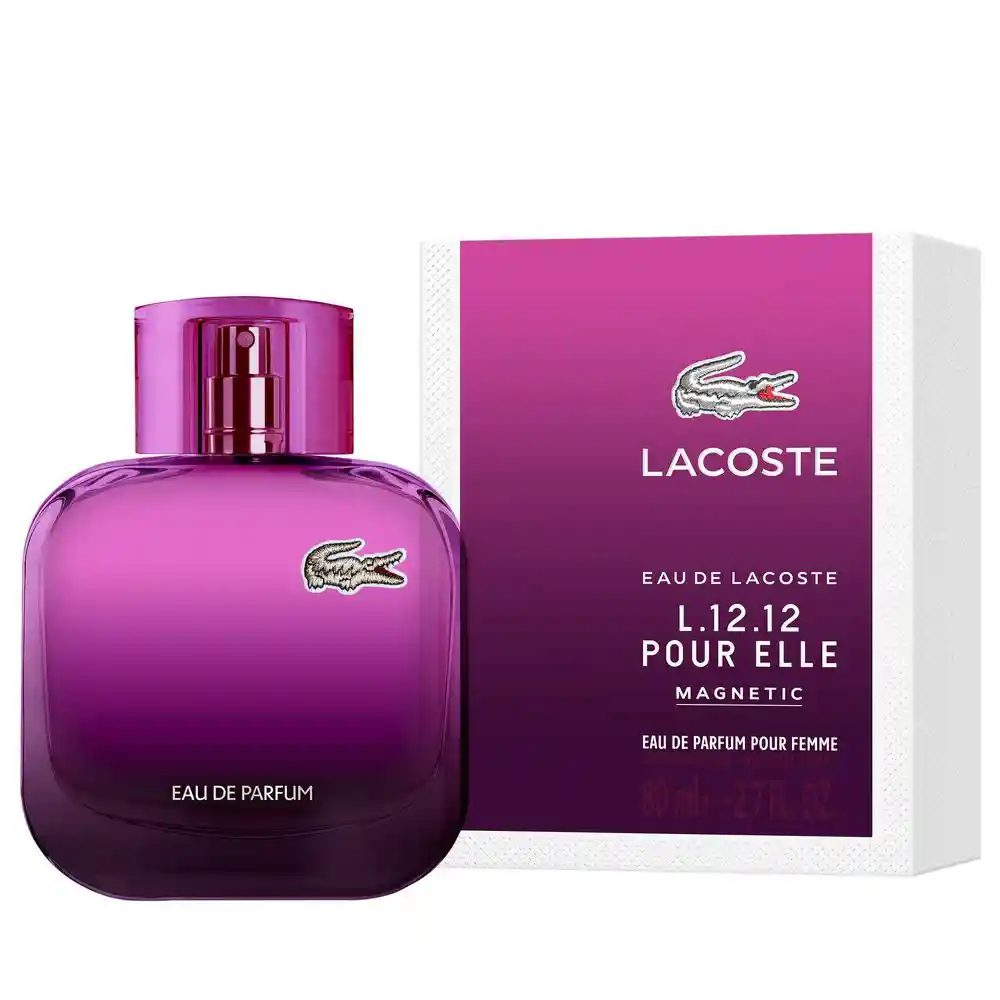 Lacoste Perfume L.12.12 Pour Elle Magnetic Edp For Women 80 mL