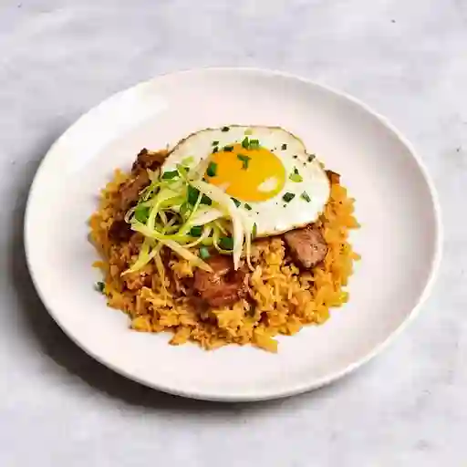 Arroz Frito Con Cerdo Asado