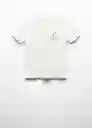 Camiseta Vasew Blanco Talla XXL Hombre Mango