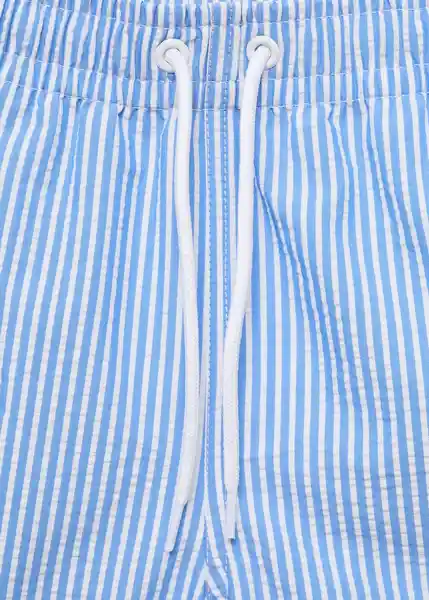 Short Bañador Proakb Azul Talla 07 Niños Mango