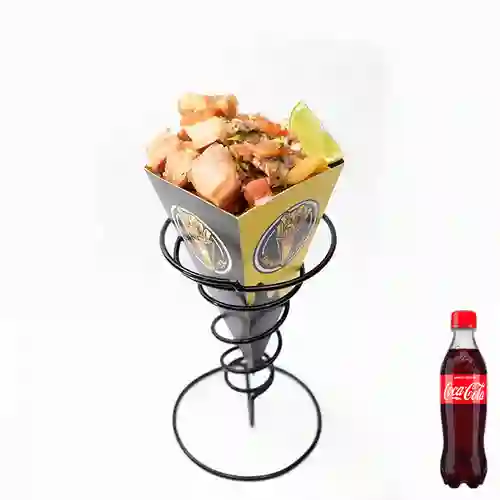 Combo Empapado Porky + Coca-Cola Sabor Original 400 ml