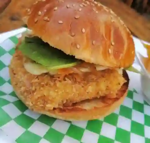 Burguer Chiken + Papas