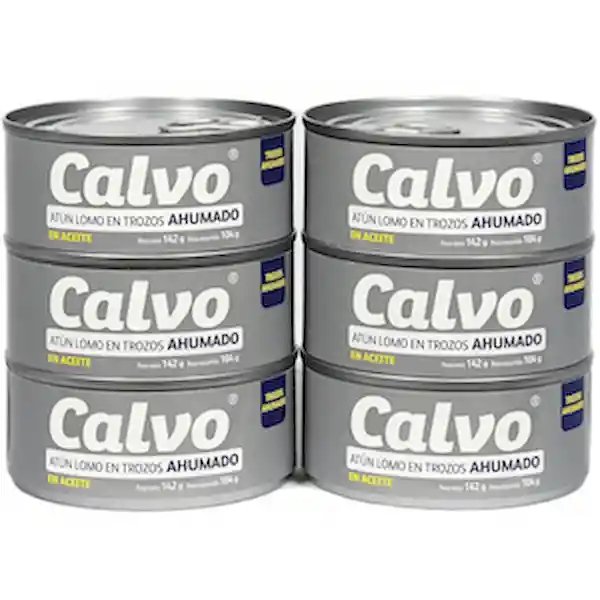 Calvo Atún Ahumado en Aceite