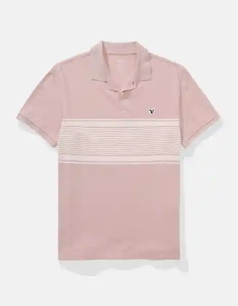 Camiseta Polo Hombre Rosa Talla: MEDIUM 4394615 American Eagle