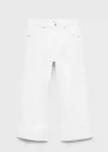 Jean Gala Blanco Talla 38 Mujer Mango