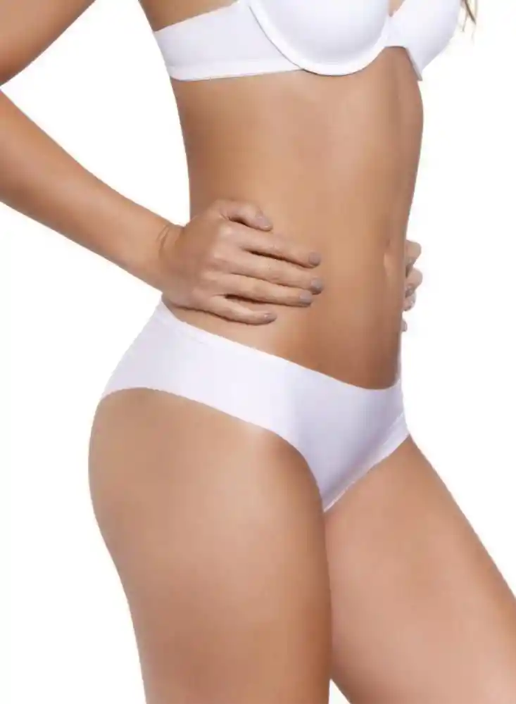 Panty Cachetero Blanco Talla S Bronzini