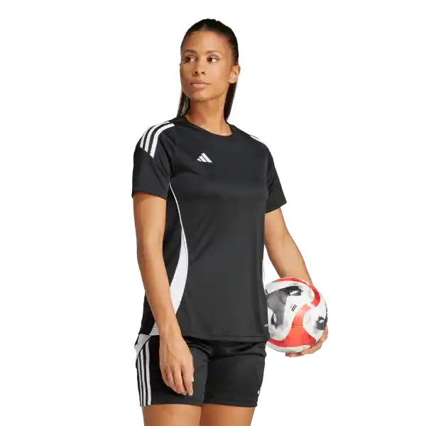 Adidas Camiseta Tiro24 Jsyw Fútbol Mujer Negro Talla XS
