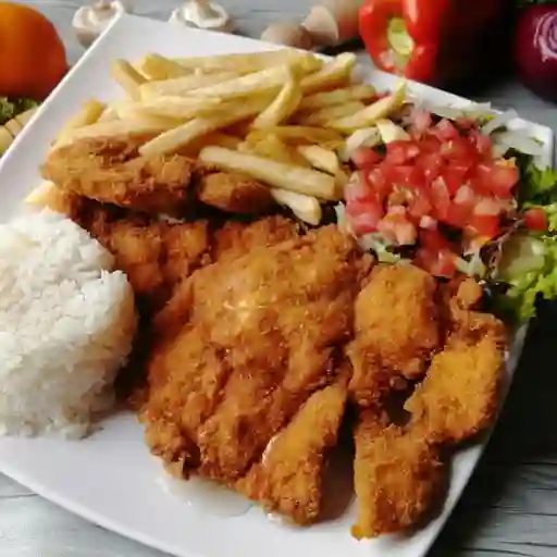 Milanesa de Pollo Apanado