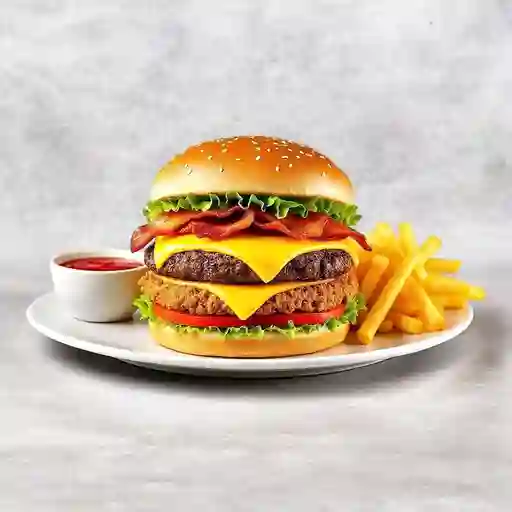 Hamburguesa mixta premium