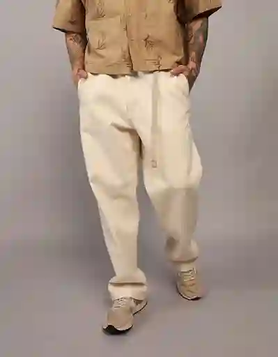 Pantalón Hombre Beige Talla Large American Eagle 7042256