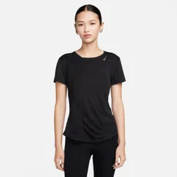 Nike Camiseta Fast Manga Corta Top Negro Para Mujer Talla M