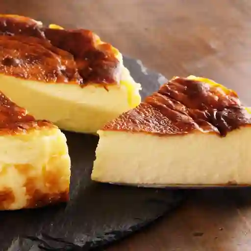 Torta de queso vasca