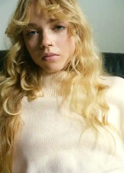 Saco Jersey Roger Crudo Talla M Mujer Mango