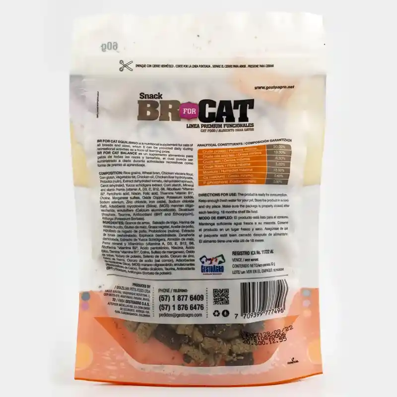 Br For Cat Snack para Gatos Equilibrio Balance 