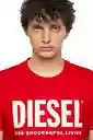 Diesel Camiseta Para Hombre T-Diegos-Ecologo Rojo Talla L