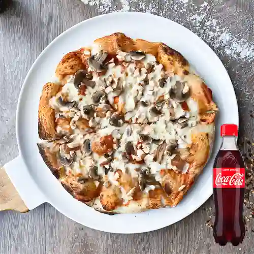 Combo Pizza Pollo + Coca-Cola Sabor Original 400 ml