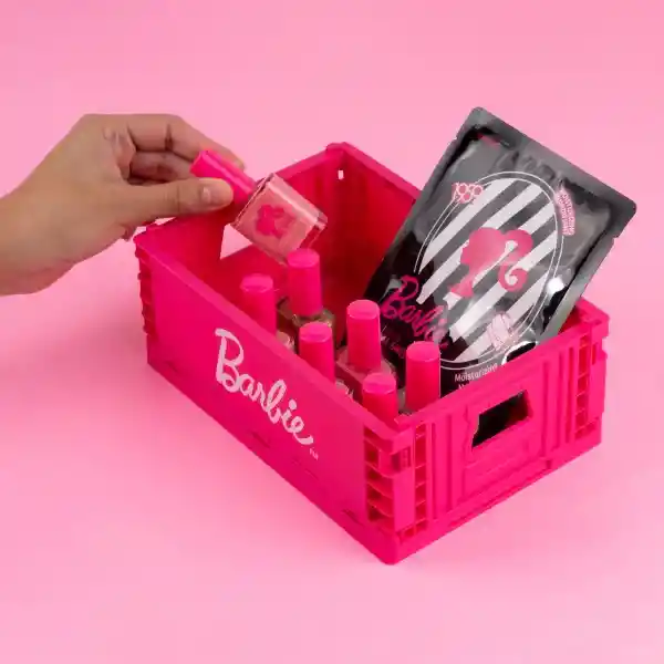 Organizador de Plástico Plegable Colección Barbie L Miniso