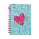 Cuaderno Glitter A5 Multicolor Diseño 0002