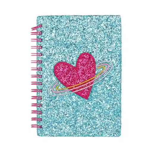 Cuaderno Glitter A5 Multicolor Diseño 0002