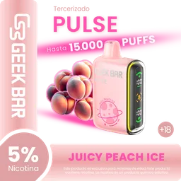 Geek Bar  Vape Pulse Juicy Peach Ice - 15000 puffs - 5% Nicotina