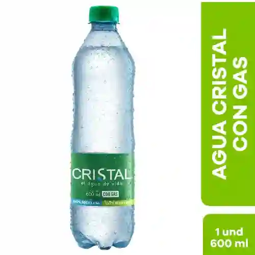 Agua Cristal con Gas