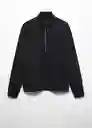 Buzo Sudadera Ibizape Negro Talla XXL Hombre Mango